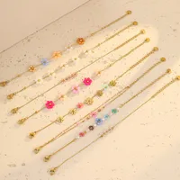 Bohemian Flower 304 Stainless Steel Women's Bracelets main image 2