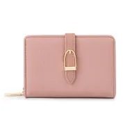 Women's Solid Color Pu Zipper Buckle sku image 2