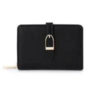 Women's Solid Color Pu Zipper Buckle sku image 6