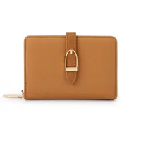 Women's Solid Color Pu Zipper Buckle main image 5