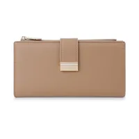 Women's Solid Color Pu Magnetic Buckle sku image 1