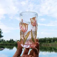 Pastoral Flower Glass Glass 1 Piece main image 3
