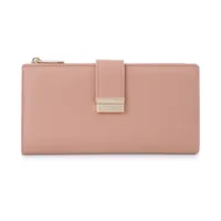 Women's Solid Color Pu Magnetic Buckle sku image 4