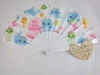 Cute Animal Castle Watermelon Plastic Oxford Cloth Fan Fans & Heating sku image 6