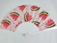 Cute Animal Castle Watermelon Plastic Oxford Cloth Fan Fans & Heating sku image 3