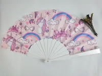 Cute Animal Castle Watermelon Plastic Oxford Cloth Fan Fans & Heating sku image 4