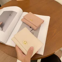 Women's Solid Color Pu Lock Clasp main image 2