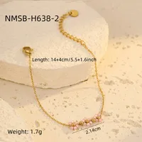 Bohemian Flower 304 Stainless Steel Women's Bracelets sku image 3