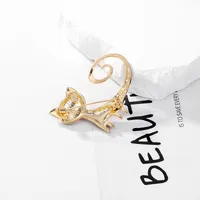 Cute Cat Zinc Alloy Enamel Rhinestones Unisex Brooches main image 5