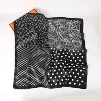 Women's Vintage Style Classic Style Polka Dots Polyester Satin Silk Scarf main image 3