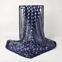 Women's Vintage Style Classic Style Polka Dots Polyester Satin Silk Scarf main image 6