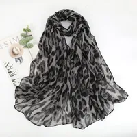 Women's Vintage Style Classic Style Leopard Polyester Printing Silk Scarf main image 5
