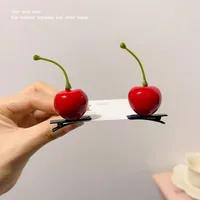 Women's Cute Cherry Fruit Strawberry Foam Hair Clip sku image 1