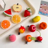 Women's Cute Cherry Fruit Strawberry Foam Hair Clip main image 1