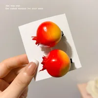 Women's Cute Cherry Fruit Strawberry Foam Hair Clip sku image 4