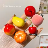 Women's Cute Cherry Fruit Strawberry Foam Hair Clip main image 4