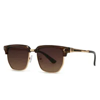 Casual Modern Style Solid Color Pc Polygon Full Frame Glasses sku image 5