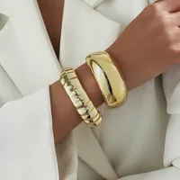 Vintage Style Irregular CCB Women's Bangle main image 1