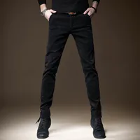 Premium Autumn Corduroy Trousers For Men, Slim Fit Straight Leg Business Casual Office Pants main image 1