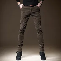 Premium Autumn Corduroy Trousers For Men, Slim Fit Straight Leg Business Casual Office Pants main image 3