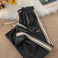 Corduroy Men's Pants Spring/Autumn Casual Loose - Fit Striped Straight - Leg Joggers Urban Street Style Sweatpants main image 1