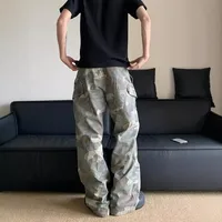 Men's Casual Vintage Style Solid Color Basic Model Full Length Casual Pants main image 1