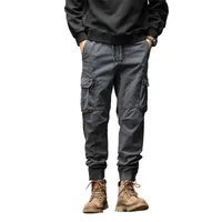 Men's Fall American Camouflage Retro Cargo Pants Loose Fit Straight Leg Casual Tapered Ankle Streetwear Urban Style main image 2