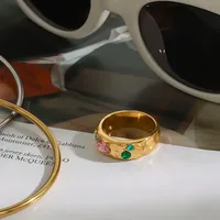 Modern Style Simple Style Geometric 304 Stainless Steel Women's Rings main image 2