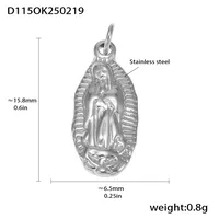 18K Gold Plated Geometric Pendant sku image 10