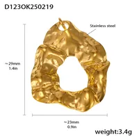 18K Gold Plated Geometric Pendant sku image 19