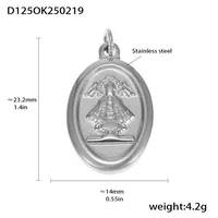 18K Gold Plated Geometric Pendant sku image 23
