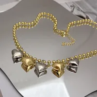 Elegant Lady Romantic Heart Shape Copper 18K Gold Plated Women's Pendant Necklace main image 5