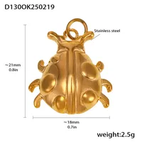 18K Gold Plated Geometric Pendant sku image 35