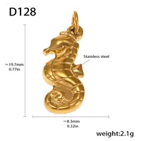 18K Gold Plated Geometric Pendant sku image 36
