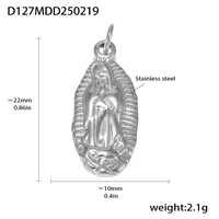 18K Gold Plated Geometric Pendant sku image 32