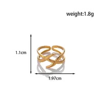 French Style Simple Style Lines 304 Stainless Steel Unisex Jewelry Set sku image 1