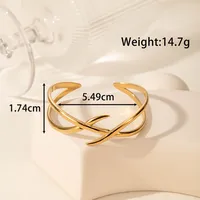 French Style Simple Style Lines 304 Stainless Steel Unisex Jewelry Set main image 3