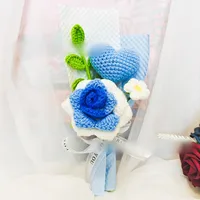 1 Piece Flower Indoor Date Knit Romantic main image 2