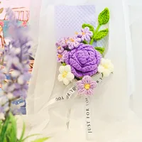 1 Piece Flower Indoor Date Knit Romantic sku image 3