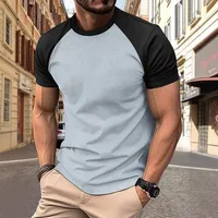 Men's T-shirt Pullovers Short Sleeve Men's Polo Shirts  Solid Color main image 3