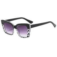 Casual Color Block Ac Square Full Frame Glasses main image 5