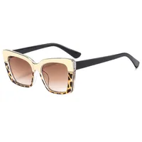 Casual Color Block Ac Square Full Frame Glasses main image 6