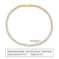 Wholesale Jewelry IG Style Solid Color 201 Stainless Steel Zircon 18K Gold Plated Bracelets Earrings Necklace Cuban Link Chain Curb Chain Cable Chain sku image 12