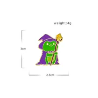 Cartoon Style Cute Animal Cartoon Frog Alloy Stamping Stoving Varnish Plating Unisex Cartoon Pinback Badge Brooches Collar Pin sku image 16