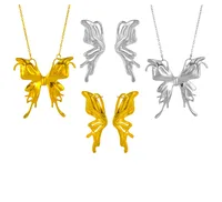 Elegant Simple Style Solid Color 304 Stainless Steel Titanium Steel Plating 18K Gold Plated Women's Earrings Necklace main image 1