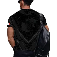 Men's Cattle Simple Style Round Neck Short Sleeve Loose Men's T-shirt main image 3