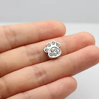 1 Piece Alloy Rhinestones Heart Shape Beads sku image 9