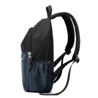 Men's Oxford Cloth Letter Basic Square Zipper Functional Backpack main image 3