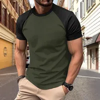 Men's T-shirt Pullovers Short Sleeve Men's Polo Shirts  Solid Color main image 5