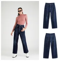 Women's Casual Daily Simple Style Solid Color Full Length Jeans main image 1